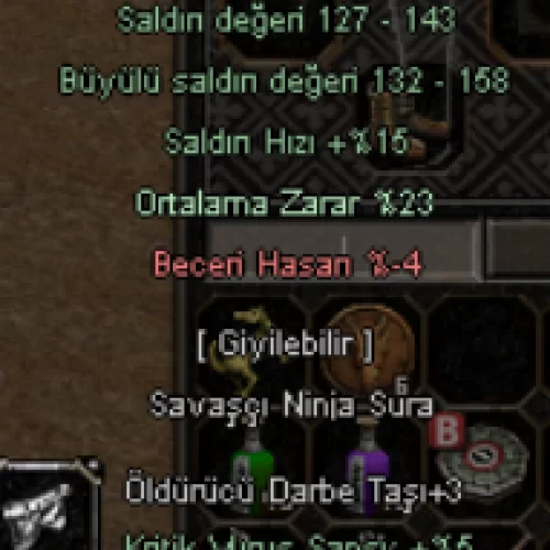  23 ort +9 3 taşlı DOLUNAY
